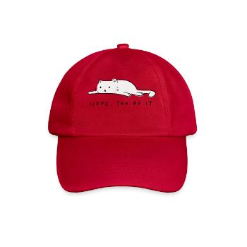 Chat chat bébé Nope. You do it - Casquette classique - rouge classique - Devant
