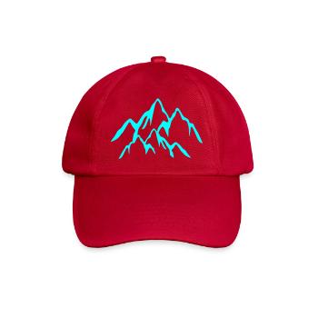 RANDONNÉE EN MONTAGNE - ESCALADE SPORTIVE EN PLEIN AIR - Casquette classique - rouge classique - Devant