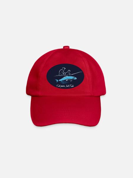 Pêcheur de père en fils - Passion pêche - Casquette classique - rouge classique