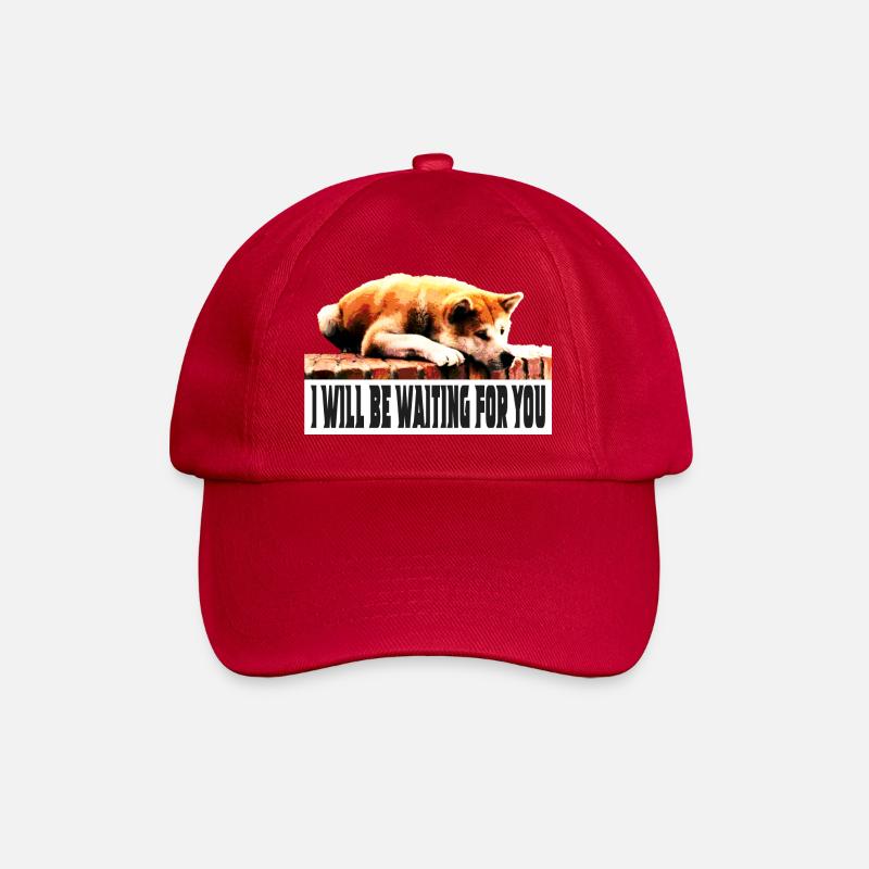 I will be waiting for you - Baseball Cap - classic red