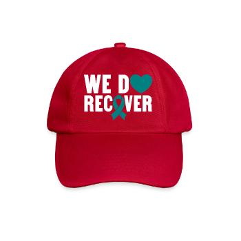 We Do Recover Sobriety Addiction Recovery - Baseball Cap - classic red - Front