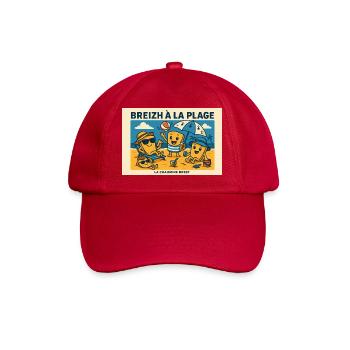Crêpes à la plage - Casquette classique - rouge classique - Devant