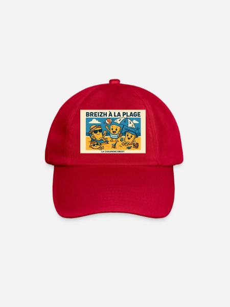 Crêpes à la plage - Casquette classique - rouge classique