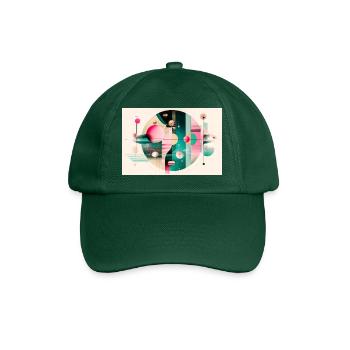 Composition Abstraite Envolée Chromatique - Casquette classique - vert bouteille - Devant