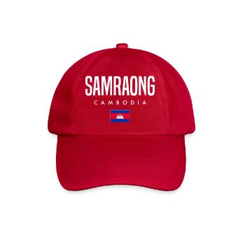 Samraong Cambodge Khmer - Casquette classique - rouge classique - Devant