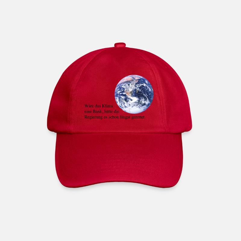 Si le climat était une banque ! - Casquette classique - rouge classique