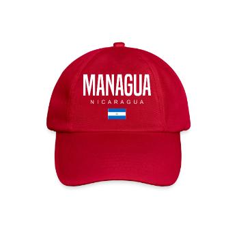 Managua Nicaragua Nicaraguans - Baseball Cap - classic red - Front