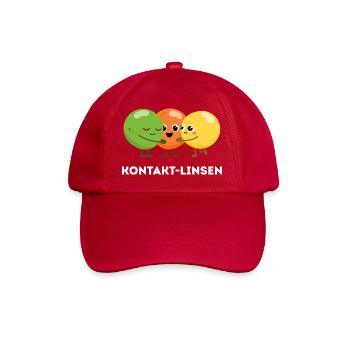 Contact lenses – Sweet linguistic joke - Baseball Cap - classic red - Front