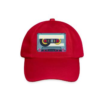 Retro Cassette - Baseball Cap - classic red - Front