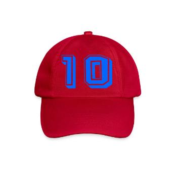 10. 10 YEARS. 10th ANNIVERSARY. 10 YEAR ANNIVERSARY. - Baseball Cap - classic red - Front