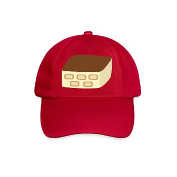 Cozy Tiramisu Design - Baseball Cap - classic red - Front