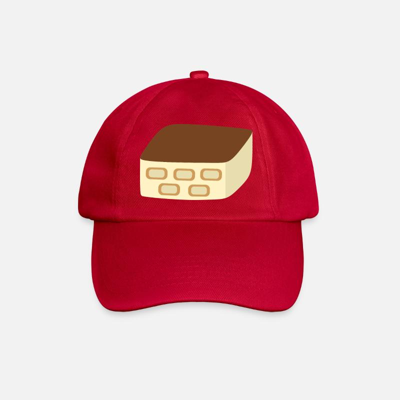 Gemütliches Tiramisu Design - Baseballkappe - klassisch Rot