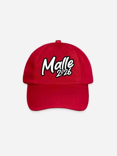 Malle 2026 - Baseballkappe - klassisch Rot