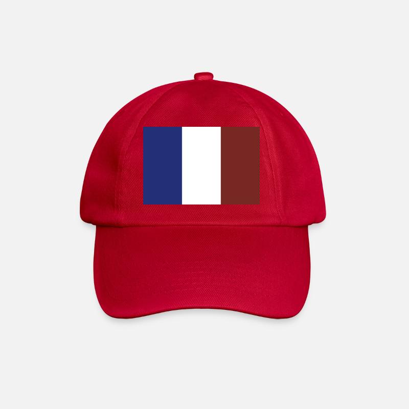 Drapeau de la France - Casquette classique - rouge classique