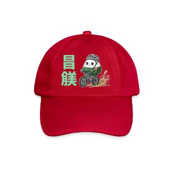 Kawaii Onigiri Radfahrer-Schlammspritzer - Baseballkappe - klassisch Rot - Vorne
