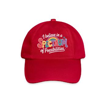 Autism Awareness Support rainbow - Baseball Cap - classic red - Front
