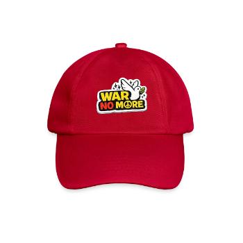War No More – Sticker Peace & Humanity - Baseball Cap - classic red - Front