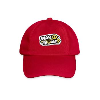 War No More – Sticker Peace & Humanity - Baseball Cap - classic red - Front