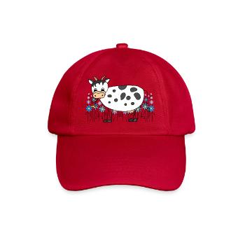 Cow - Baseball Cap - classic red - Front