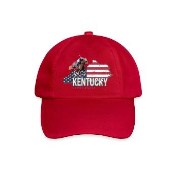 Kentucky United States Map USA Souvenir - Baseball Cap - classic red - Front