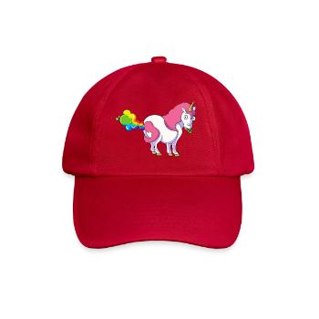 Pupsi Unicorn - Baseball Cap - classic red - Front