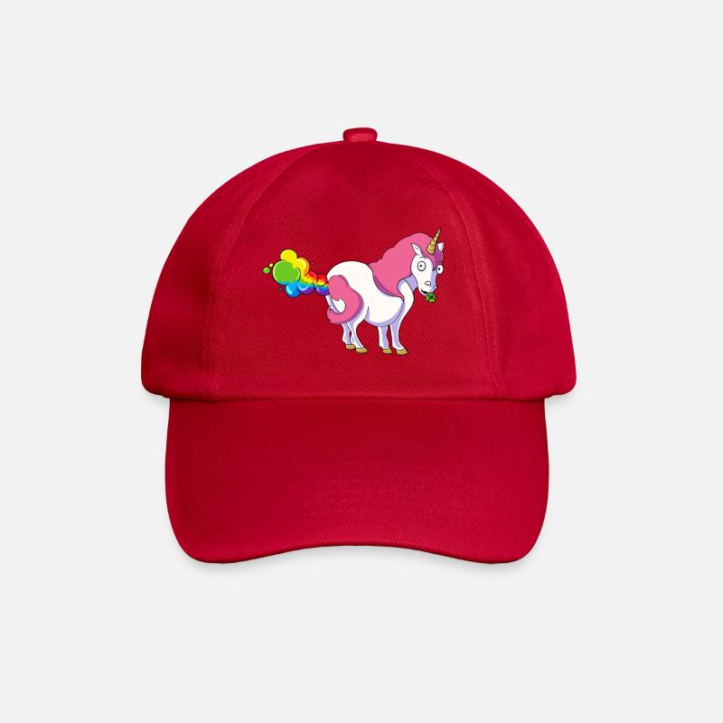 Pupsi Unicorn - Baseball Cap - classic red