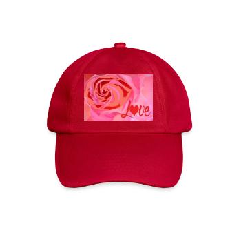 Rose Love Color Explosion Love - Baseball Cap - classic red - Front