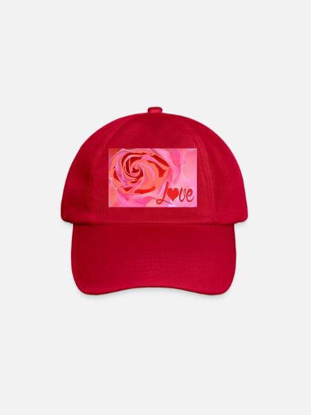 Rosenliebe Farbexplosion Love - Baseballkappe - klassisch Rot