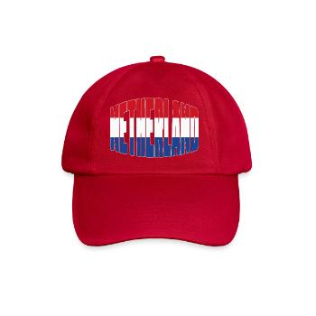 Netherlands Football Shirt, Dutch Fan Design - Baseball Cap - classic red - Front