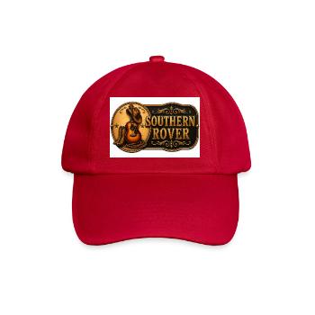 Southern Rover Western Guitar - Baseballkappe - klassisch Rot - Vorne