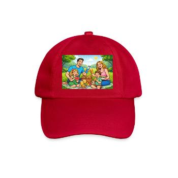Peace… Everybody needs it. - Baseballkappe - klassisch Rot - Vorne