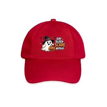Halloween eat, sleep, scare, repeat - Baseball Cap - classic red - Front