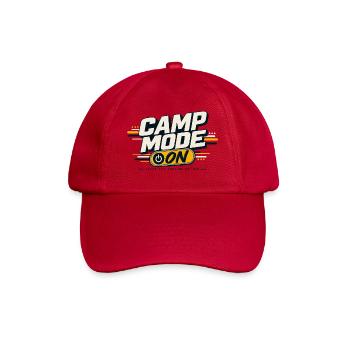 Camp Mode On - Baseball Cap - classic red - Front