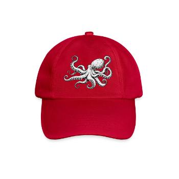 Octopus  - Baseball Cap - classic red - Front