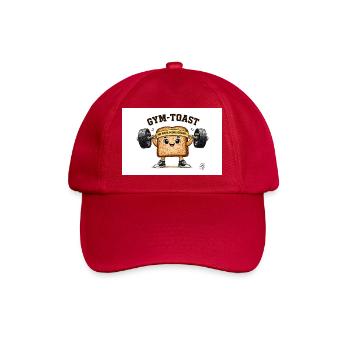 GYM_TOAST - Baseball Cap - classic red - Front