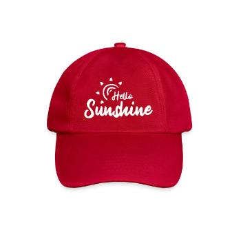 Hello Sunshine - Baseballkappe - klassisch Rot - Vorne
