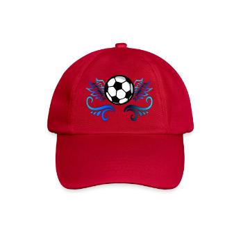 FUßBALL FLÜGEL FUßBALLER FUßBALLSPIEL VEREIN - Baseballkappe - klassisch Rot - Vorne