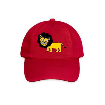 Lion as a children's design - Baseball Cap - classic red - Front