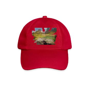 Un delta de rivière brûle de couleurs - Casquette classique - rouge classique - Devant