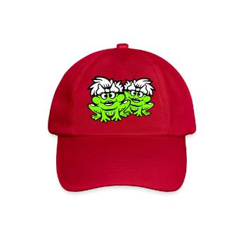 2 grenouilles couple femmes crapaud drôle amoureux mignon - Casquette classique - rouge classique - Devant