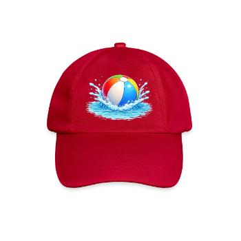 Colorful water polo in the sea - Baseball Cap - classic red - Front