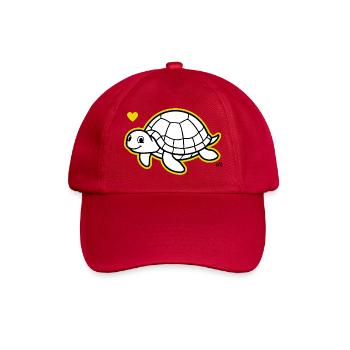 Max_the_turtle - Baseballkappe - klassisch Rot - Vorne