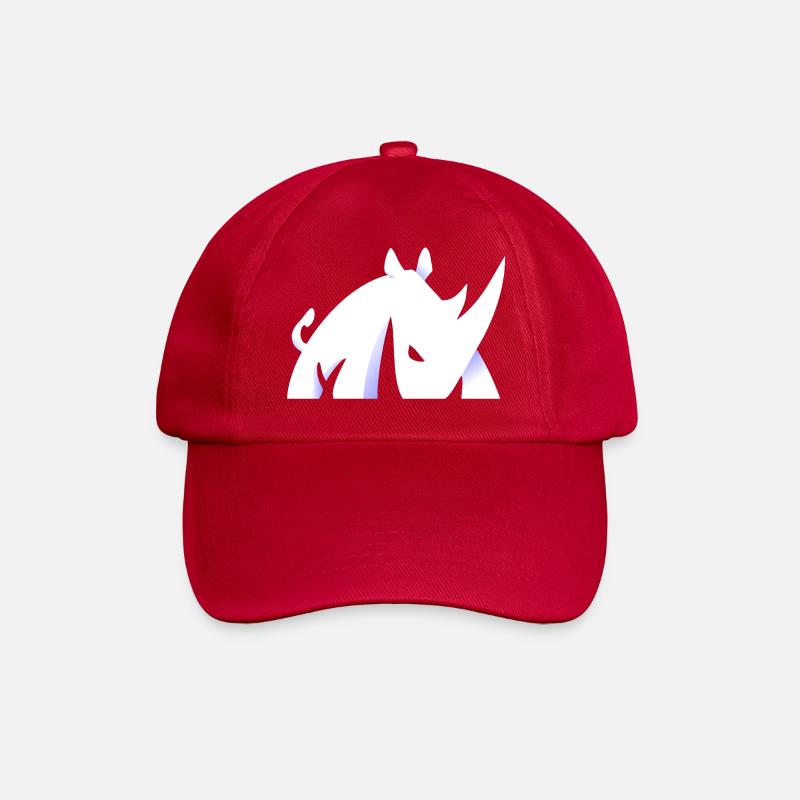 Design Nashorn - Baseballkappe - klassisch Rot