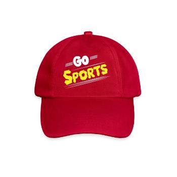 Go Sports Funny Sarcastic Saying Slogan - Baseball Cap - classic red - Front