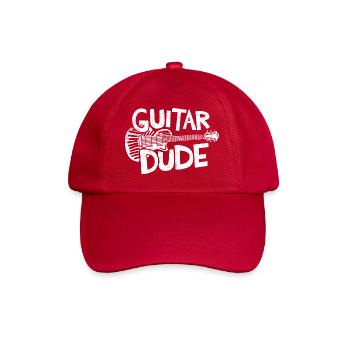 Music Design - Guitar Dude for Guitarists - Baseball Cap - classic red - Front