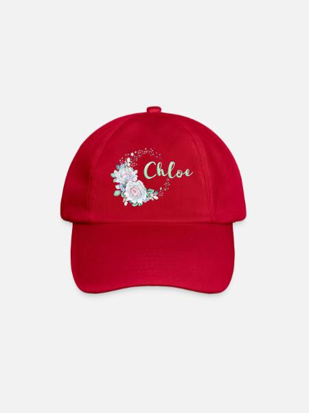 Voor Chloe - Baseballcap - klassiek rood