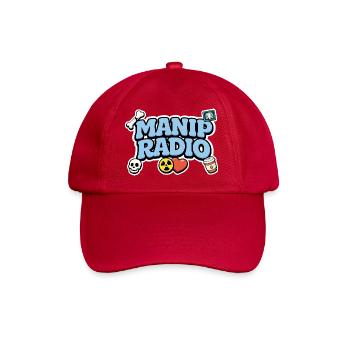 Manip Radio Humor Symbole und Logos Radiologie - Baseballkappe - klassisch Rot - Vorne