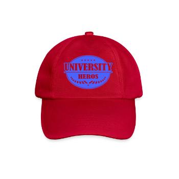 Universitätshelden Emblem - Baseballkappe - klassisch Rot - Vorne