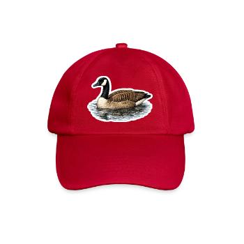 Canada Goose – Motif d’oiseau réaliste : design de la nature - Casquette classique - rouge classique - Devant