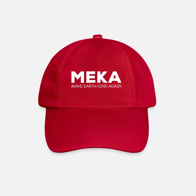 MEKA Make Earth Kind Again - Baseballkappe - klassisch Rot